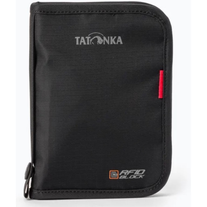 Компактный кошелек-чехол TATONKA TRAVEL ZIP M RFID для денег и документов, black 2958,040 - black